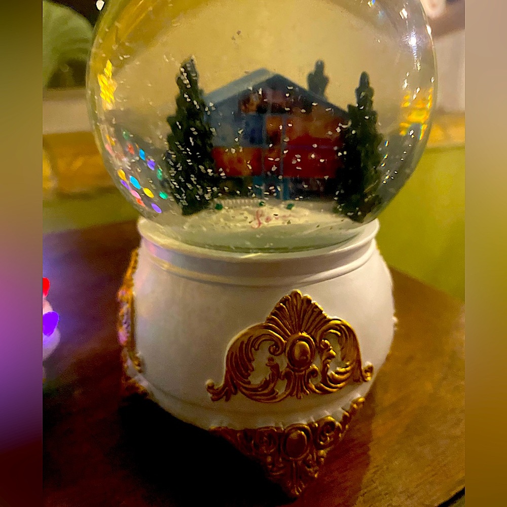 Taylor Swift Lover snow globe.